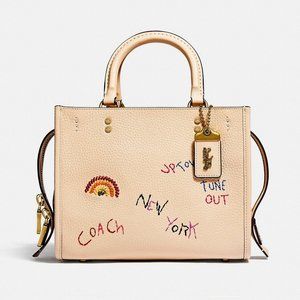 Coach Rogue 25 With Embroidery NWOT
